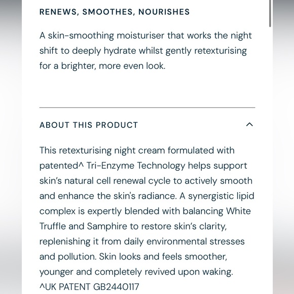 💦 Elemis Dynamic Resurfacing Night Cream - 50ml - Picture 3 of 4